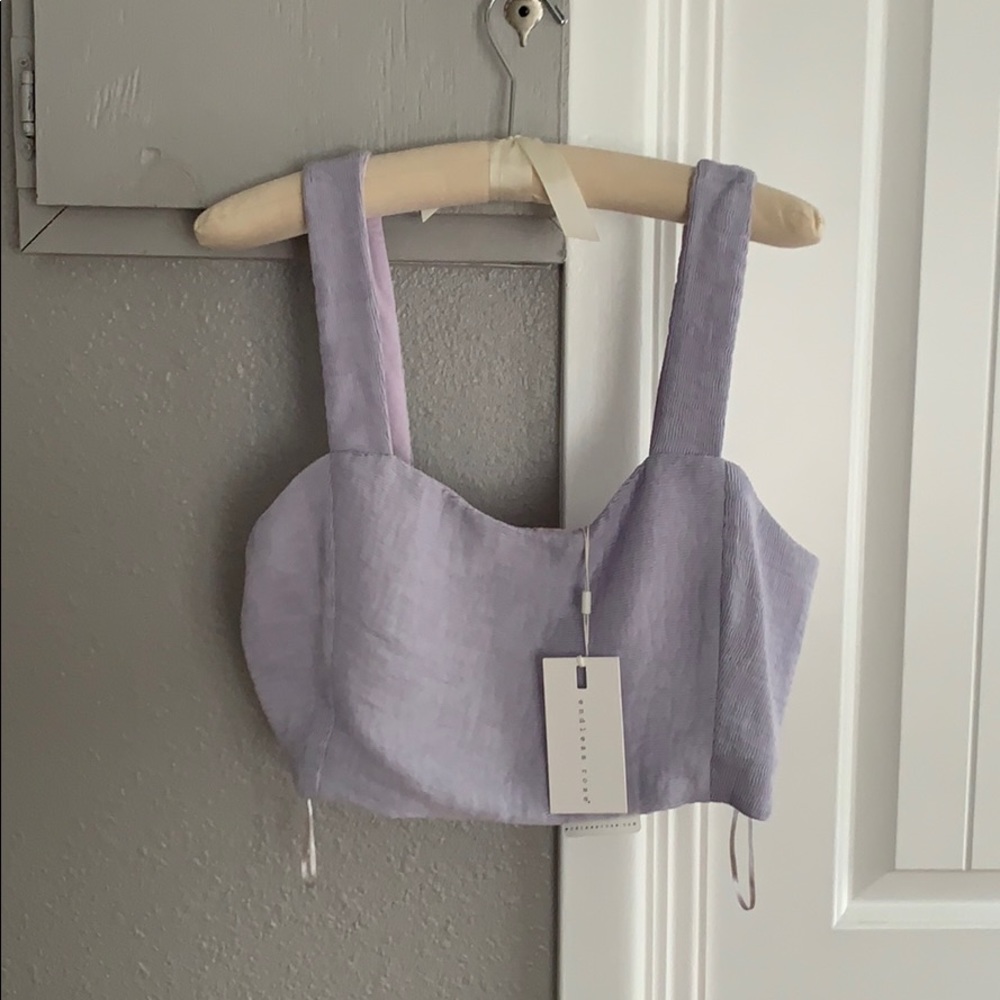 Endless Rose, Crop Top, Purple, L